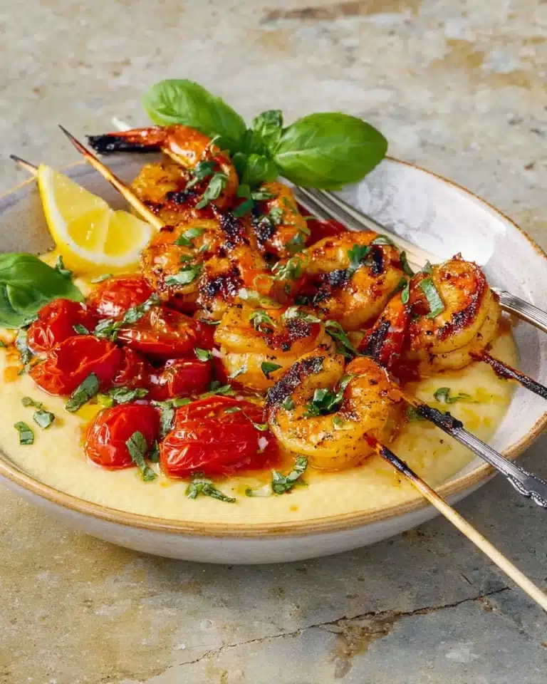 Parmesan Polenta with Blistered Tomatoes Recipe