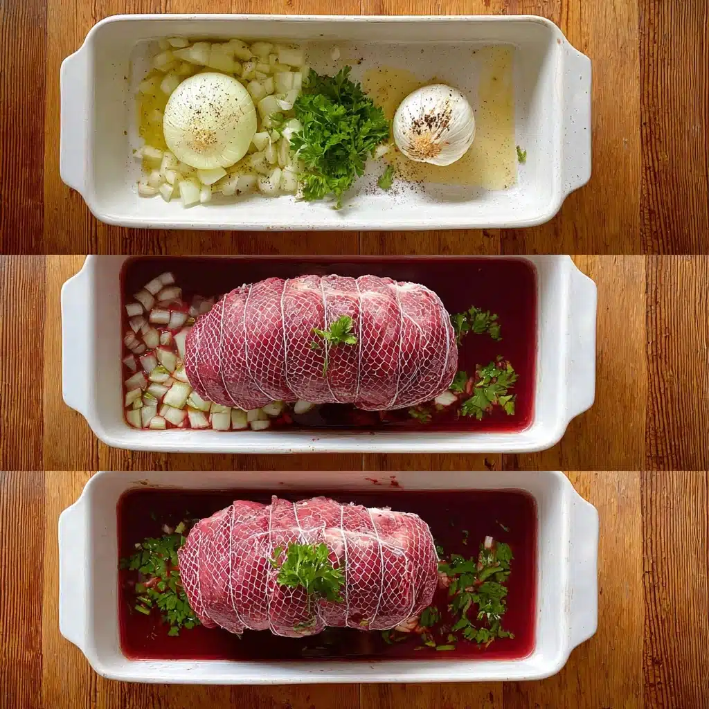 Slow Roasted Leg of Lamb with Mint Chimichurri Sauce Recipe - Recipe Image