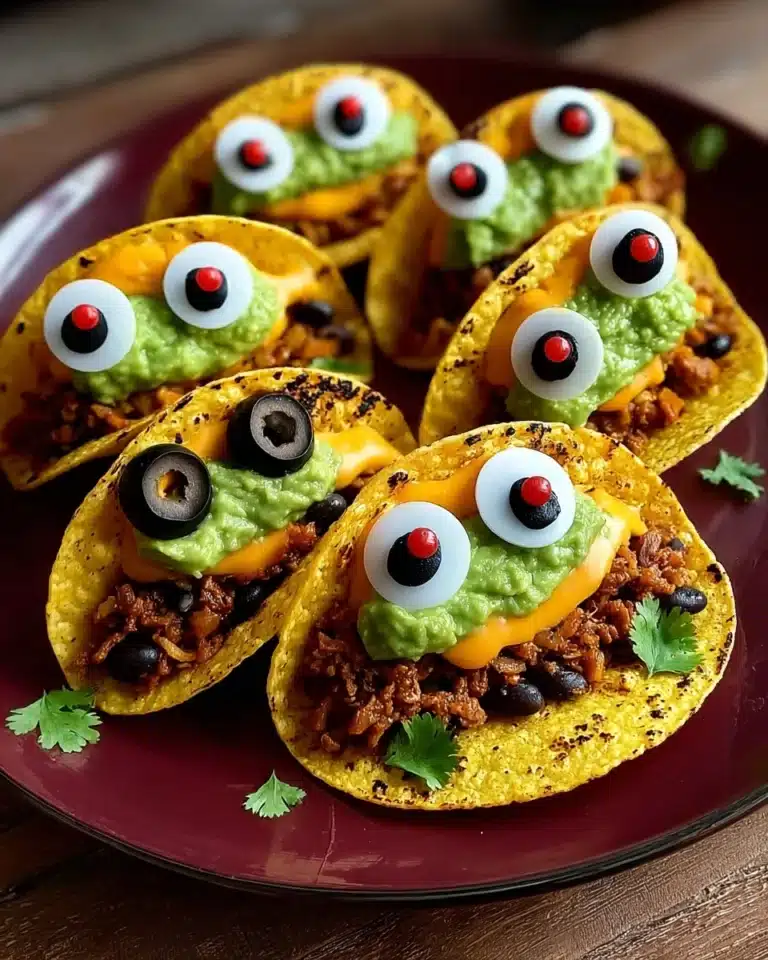 Spooky Eyeball Tacos Recipe