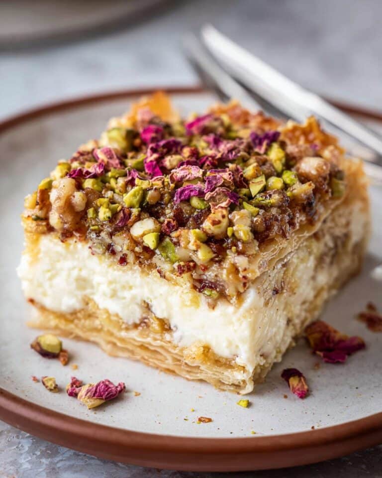 Baklava Cheesecake Bars Recipe