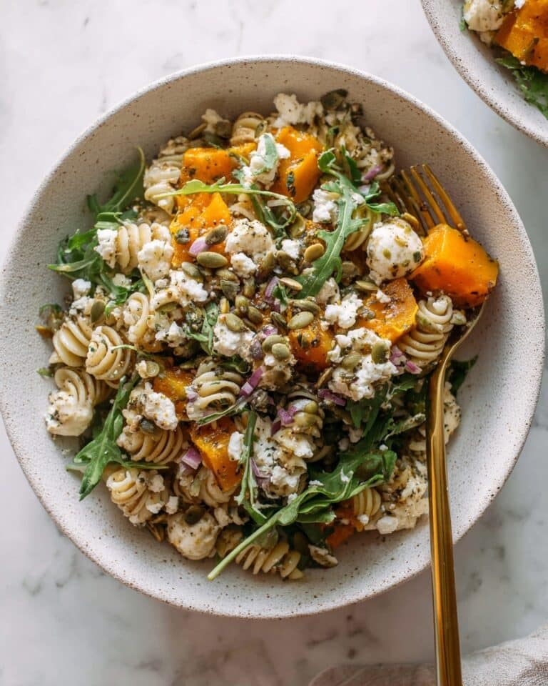 Autumn Pasta Salad with Maple Vinaigrette Recipe