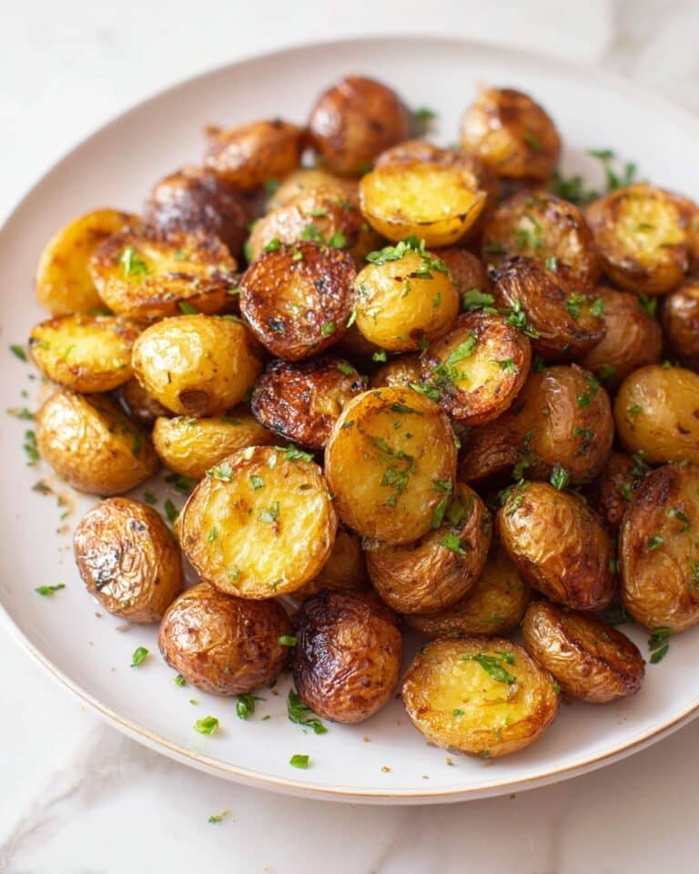 Garlicky Crispy Potatoes with All The Herbs Recipe