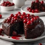 Decadent Chocolate Cherry Upside Down Cake Recipe