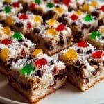 Fruit Cake 7-Layer Bars: Easy Holiday Dessert Magic Recipe