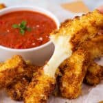 Homemade Air Fryer Mozzarella Sticks Recipe