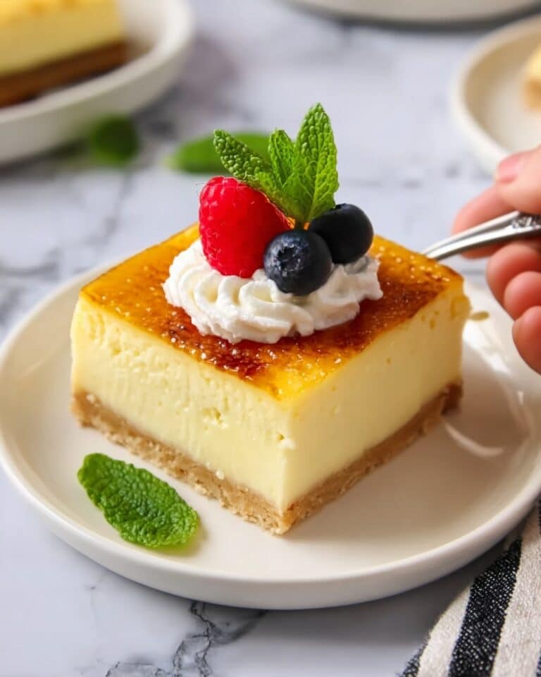 Creme Brulee Cheesecake Bars Recipe