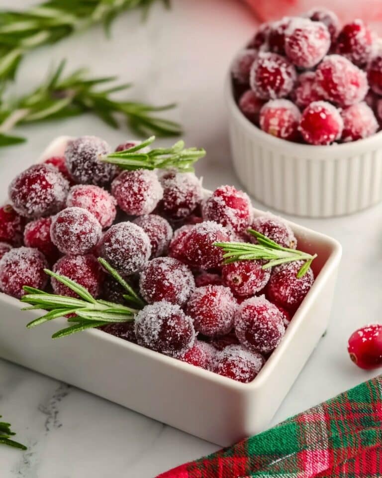 Sugared Cranberries Recipe