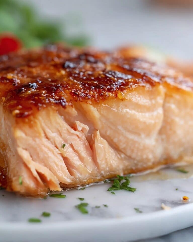 Garlic Brown Sugar Glazed Salmon Recipe