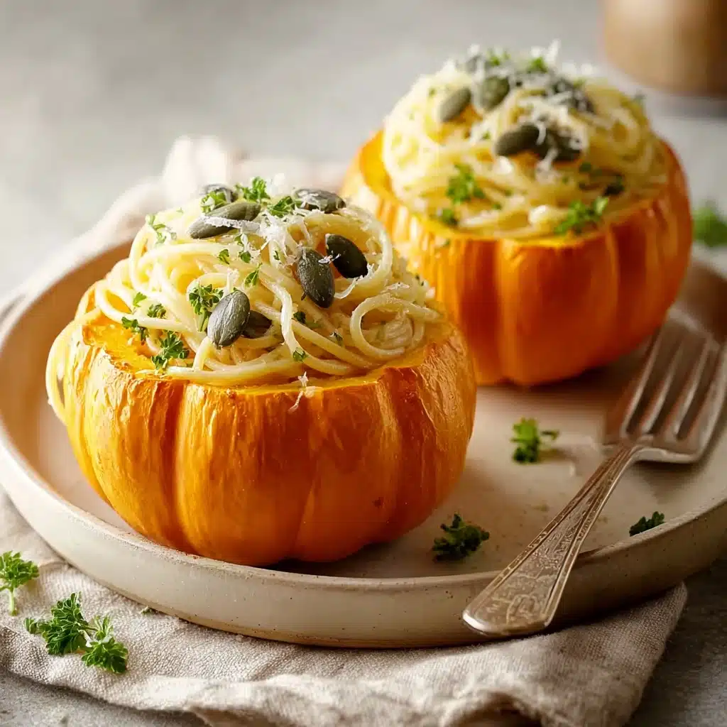 Pumpkin Alfredo Pasta Cauldrons Recipe 5 Pumpkin Alfredo Pasta Cauldrons Recipe - Recipe Image