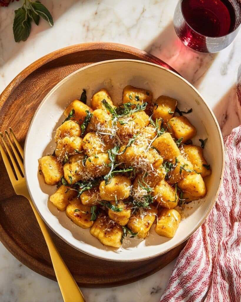 Sweet Potato Gnocchi with Sage and Parmesan Recipe
