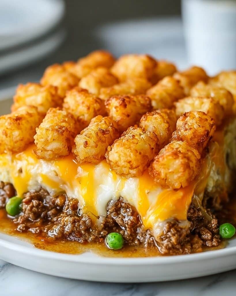 Tater Tot Casserole with Ground Beef Recipe