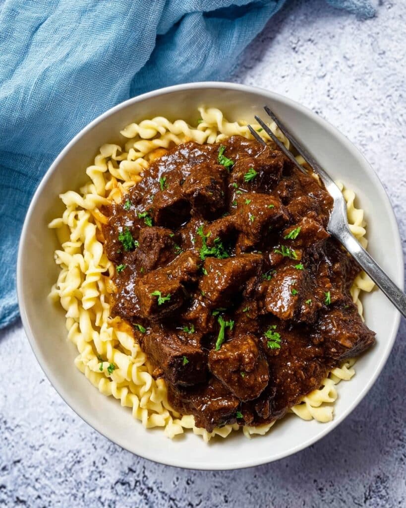 Pörkölt Hungarian Beef Stew Recipe