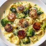 Garlic Parmesan Chicken Tortellini Recipe