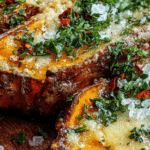 Garlic Parmesan Sweet Potato Wedges Recipe
