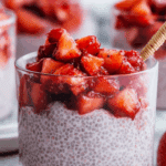 Strawberry Chia Seed Protein Pudding Recipe