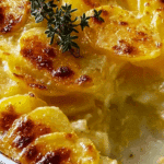 Cheesy Garlic Potatoes Gratin Recipe