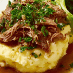 Slow Roasted Leg of Lamb with Mint Chimichurri Sauce Recipe
