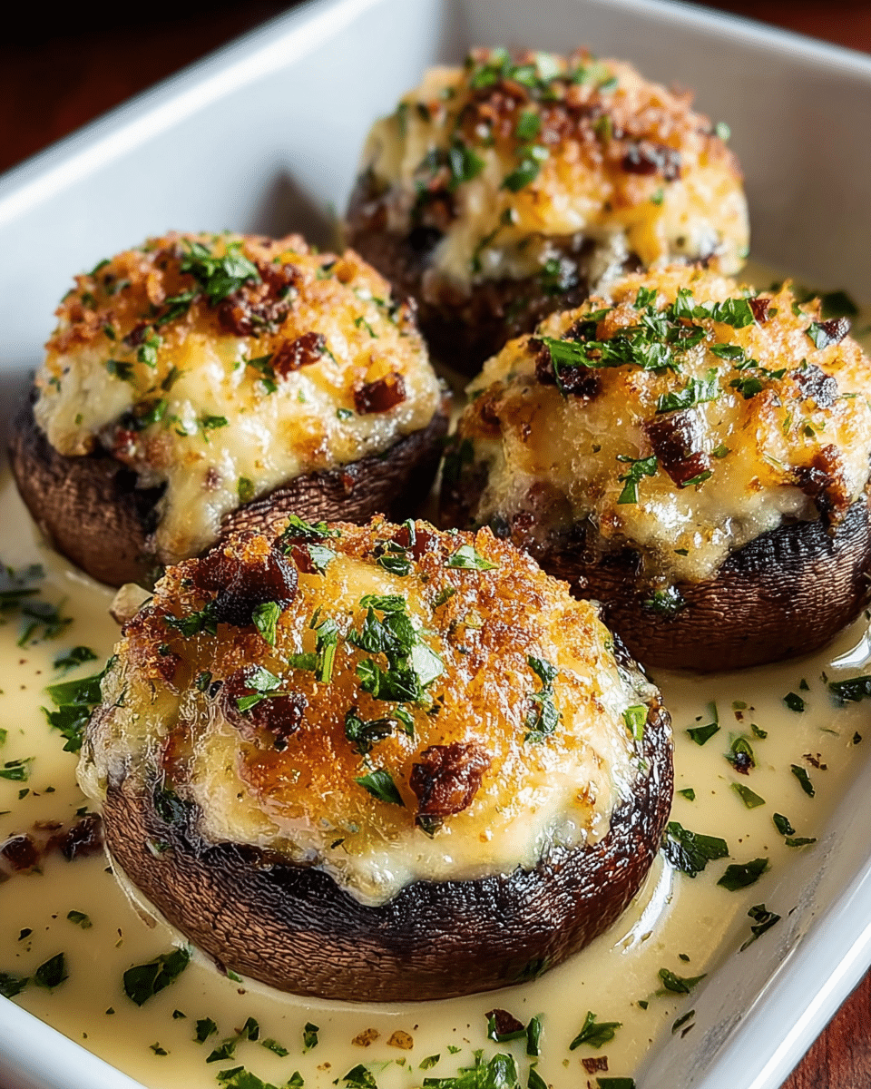 The Best Olive Garden Stuffed Mushrooms Recipe