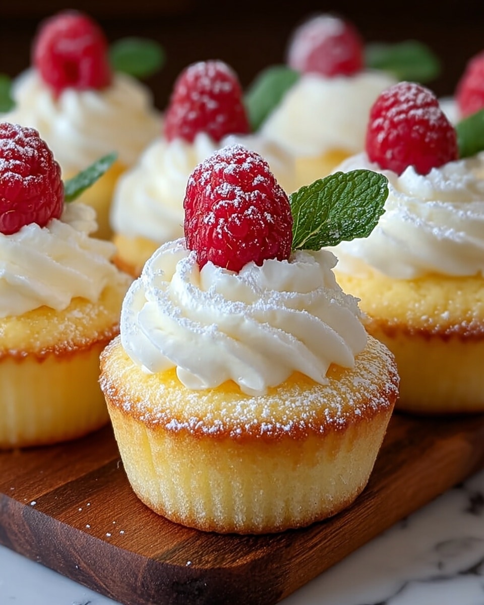 Fluffy Japanese Cotton Cheesecake Cupcakes Recipe - Recipe Image