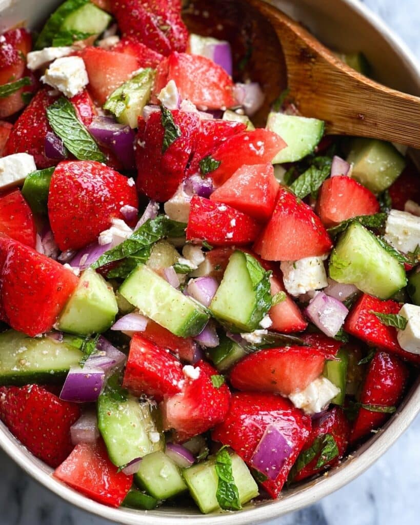 Strawberry Cucumber Salad Recipe
