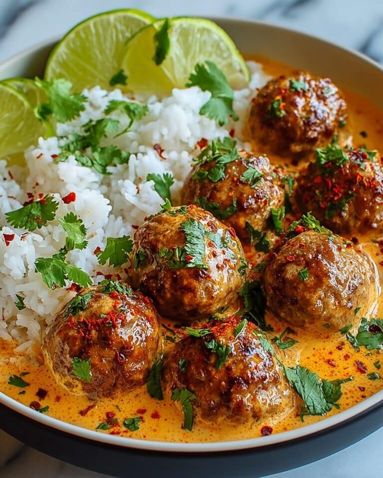 Coconut Curry Meatballs – Creamy & Spiced to Perfection Recipe