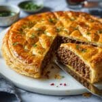Turkish Spiral Borek with Spiced Ground Beef Recipe