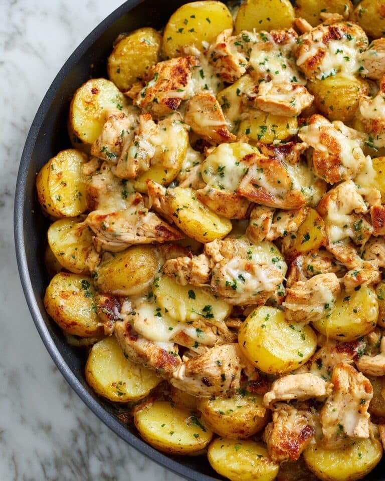 Garlic Parmesan Chicken and Potatoes (One-Pan Dinner) Recipe