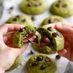 The BEST Matcha Mochi Chocolate Chip Cookies Recipe
