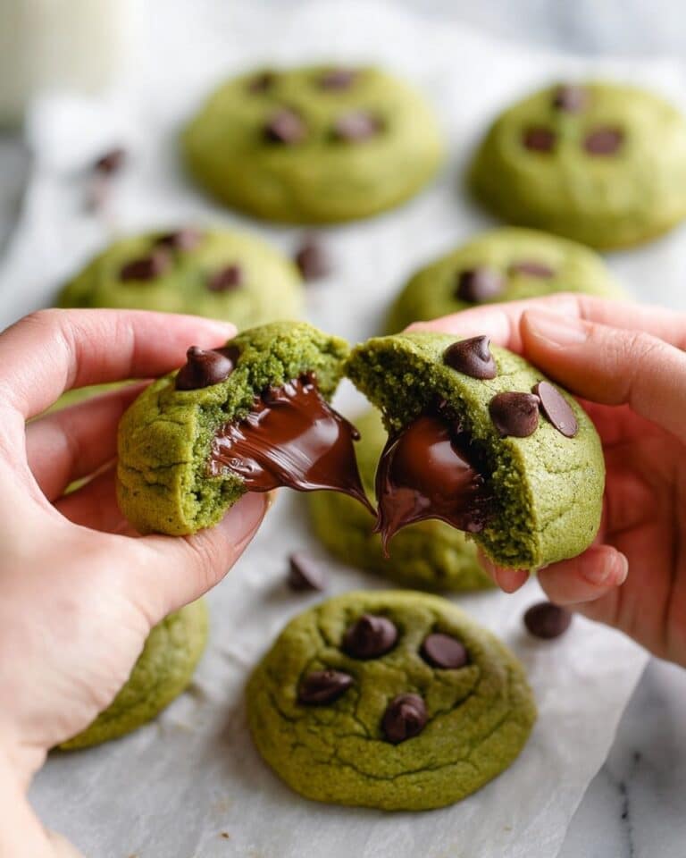 The BEST Matcha Mochi Chocolate Chip Cookies Recipe