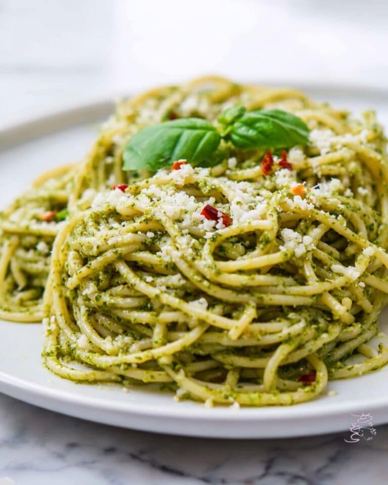 Easy 15-Minute Fresh Basil Pesto Pasta Recipe for an Italian-Inspired Lunch Recipe