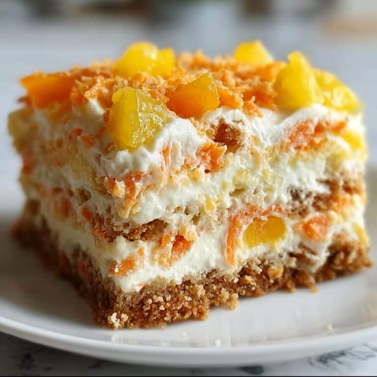 Pineapple Carrot Cream Cake: Moist & Tropical Recipe