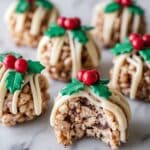 No-Bake Rice Krispie Christmas Puddings Recipe