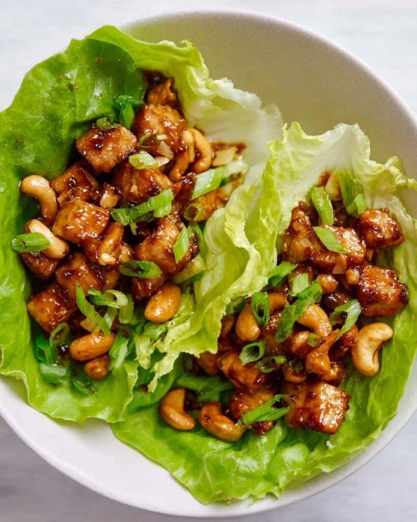 Tofu Lettuce Wraps Recipe