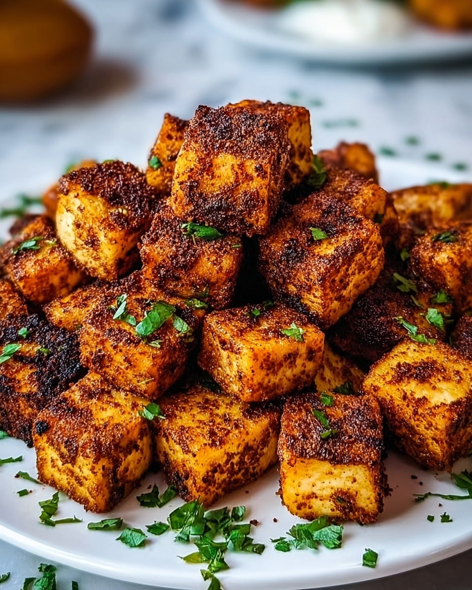 Crispy Cajun Tofu Bites Recipe - Recipe Image