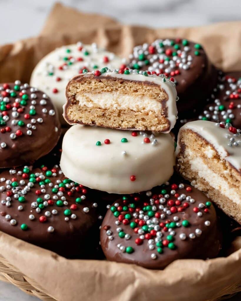Chocolate Peanut Butter Ritz Cookies Recipe