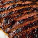 Balsamic Flank Steak with Zucchini and Whipped Feta Recipe