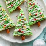 Christmas Tree Rice Krispie Treats Recipe