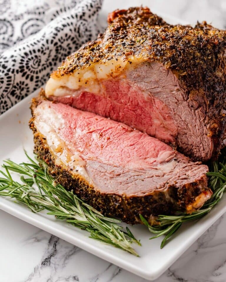 Perfect Roast Prime Rib with Garlic and Rosemary Recipe