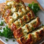 Parmesan Chicken Meatloaf with Marinara and Mozzarella Recipe