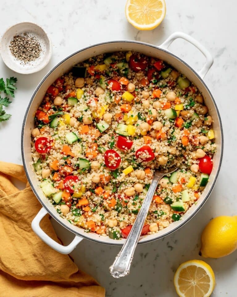 Lemon Quinoa & Chickpea Salad Recipe