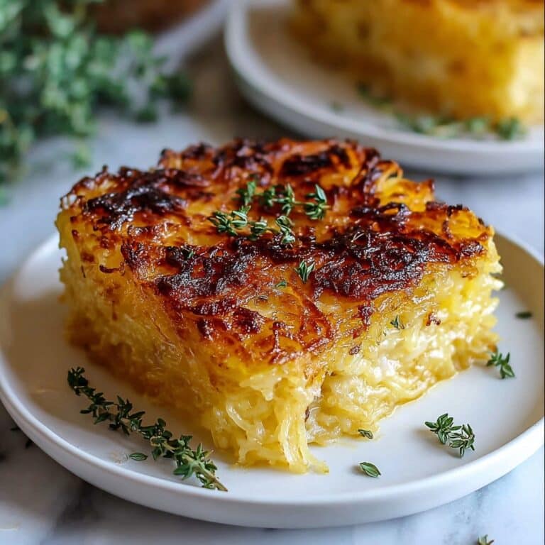 Spaghetti Squash Au Gratin Recipe