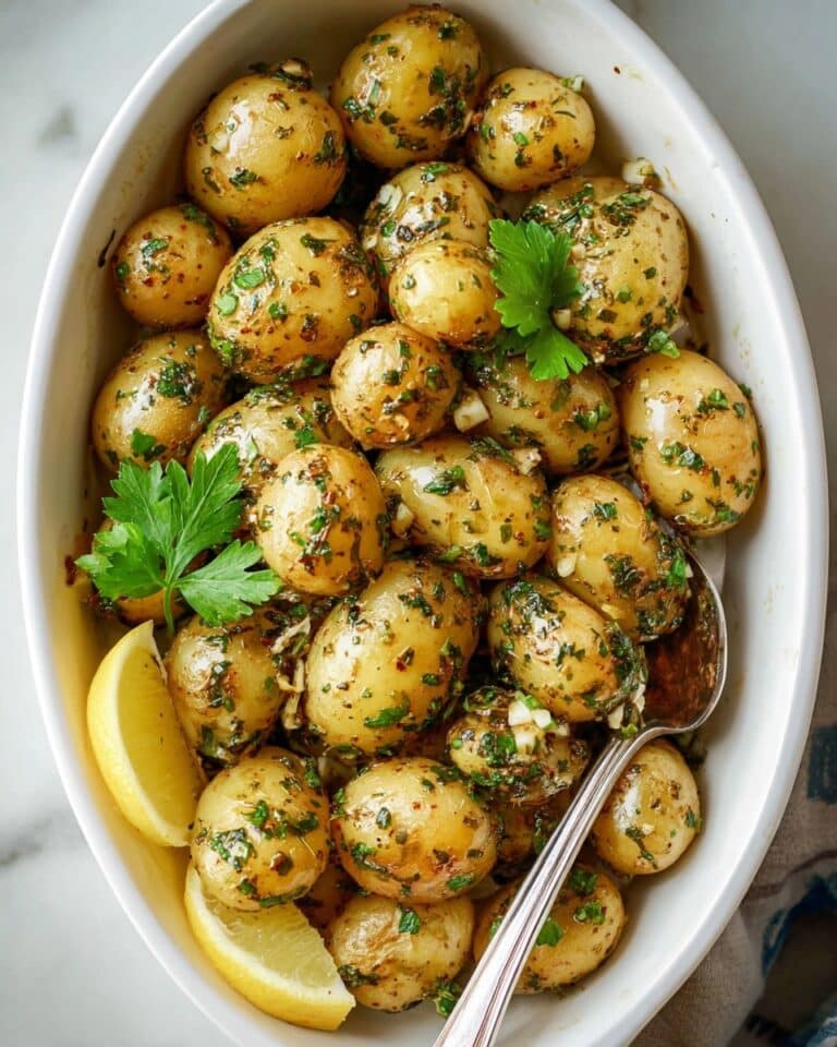 Roasted Greek-Style Potatoes with Garlic and Lemon Recipe