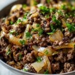 Ground Beef and Cabbage Skillet with Spices Recipe