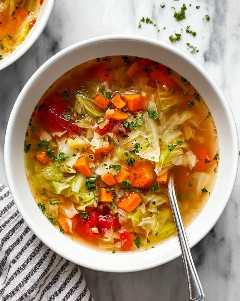 Hearty Vegetable Cabbage Soup Recipe