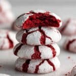 Red Velvet Crinkle Cookies Recipe