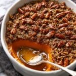 Sweet Potato Crunch Casserole with Maple Pecan Topping Recipe