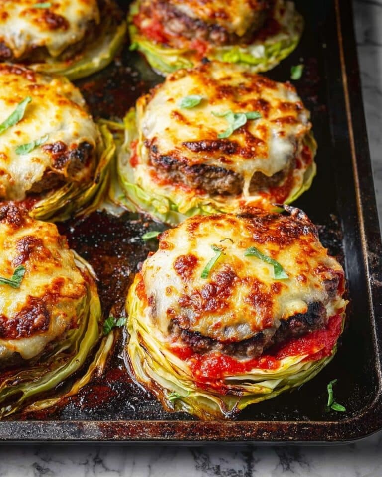 Oven-Baked Cabbage Burgers Recipe