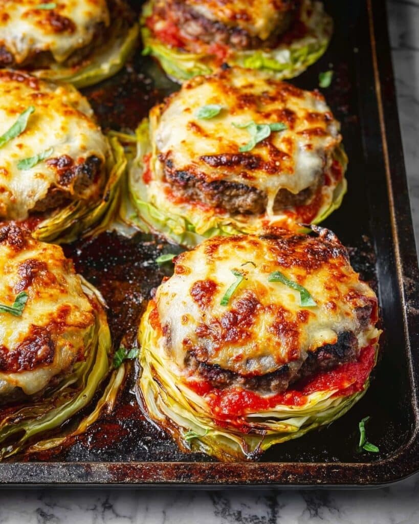 Oven-Baked Cabbage Burgers Recipe
