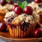 Cherry Cobbler Muffins Recipe