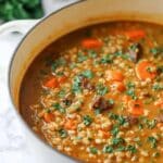 Beef and Barley Soup Recipe
